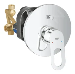 Grohe BauLoop - Miscelatore Monocomando Ad Incasso Per Vasca Da Bagno, Cromato 29081000