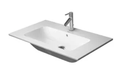 Duravit ME By Starck - Lavabo Da Mobile 830x490 Mm, Con 1 Foro Per Miscelatore, Con WonderGliss, Bianco Alpino 23368300001