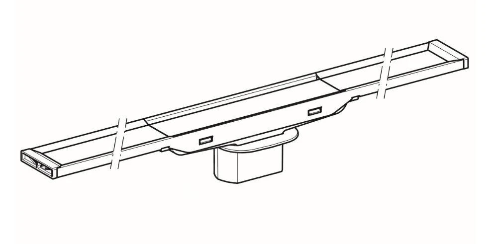Geberit CleanLine - Canalina Doccia In Acciaio Inox 20, 300-1600 Mm, Acciaio Inox Spazzolato/lucido 154.453.KS.1 3 Geberit CleanLine - Canalina Doccia In Acciaio Inox 20, 300-1600 Mm, Acciaio Inox Spazzolato/lucido 154.453.KS.1 - immagine 3