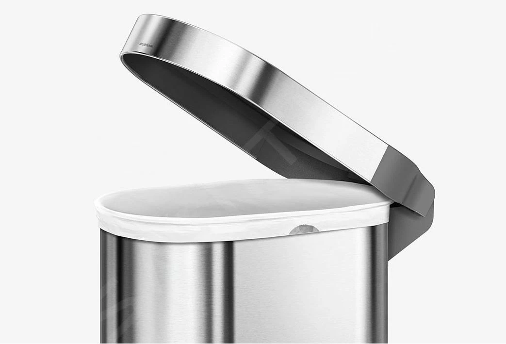 Simplehuman Pattumiere - Pattumiera Slim 45 L, Acciaio Inox Spazzolato CW2044 5 Simplehuman Pattumiere - Pattumiera Slim 45 L, Acciaio Inox Spazzolato CW2044 - immagine 5