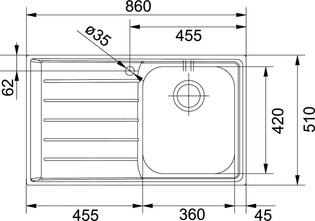 Franke Neptun - Lavello In Acciaio Inox NEX 611/7, 860x510 Mm 101.0120.272 2 Franke Neptun - Lavello In Acciaio Inox NEX 611/7, 860x510 Mm 101.0120.272 - immagine 2