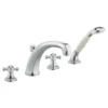 Kludi Adlon - Miscelatore A 4 Fori Per Vasca Da Bagno, Cromo 515240520