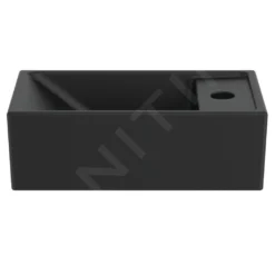 Ideal Standard Tempo - Lavamani 370x210 Mm, Senza Troppopieno, Foro Per Miscelatore A Dx, Nero E2112V3 7 Ideal Standard Tempo - Lavamani 370x210 Mm, Senza Troppopieno, Foro Per Miscelatore A Dx, Nero E2112V3 -Serie Rubinetti Negozio 17d55b7ea061c992ab584271