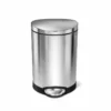 Simplehuman Pattumiere - Pattumiera 6 L, Acciaio Inox Spazzolato CW1834CB