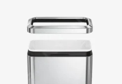 Simplehuman Pattumiere - Pattumiera Differenziata Scoperta 20 L, Acciaio Inox Spazzolato CW1470 -Serie Rubinetti Negozio 21c487b39ef85a54118ded28