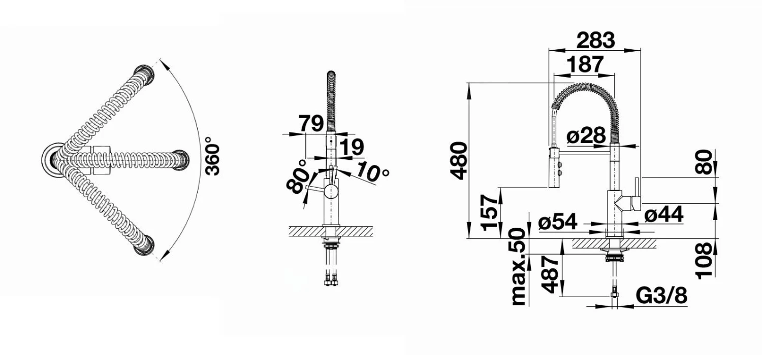 Blanco Catris S - Miscelatore Da Lavello Con Doccetta Estraibile, Cromo 521476 2 Blanco Catris S - Miscelatore Da Lavello Con Doccetta Estraibile, Cromo 521476 - immagine 2
