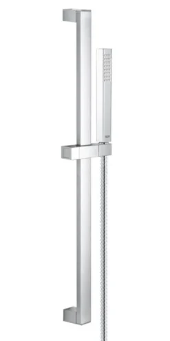 Grohe Euphoria Cube+ - Set Soffione, Getto Singolo, Saliscendi 600 Mm E Flessibile, Cromato 27891000