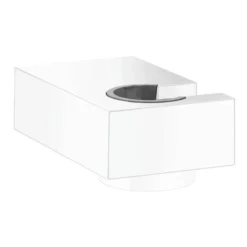 Hansgrohe Supporti Doccia - Supporto Doccia A Parete Porter E, Bianco Opaco 28387700