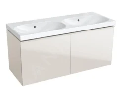 Geberit Acanto - Doppio Lavabo 1200x482 Mm, Senza Foro Per Miscelatore, Con Troppopieno, Bianco 500.628.01.2 -Serie Rubinetti Negozio 2a76c77f4959ab2680081b16 1