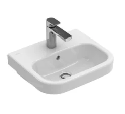 Villeroy & Boch Architectura - Lavamani 500x380 Mm, Con Troppopieno, 1 Con Foro Per Miscelatore, CeramicPlus, Bianco Alpino 437350R1