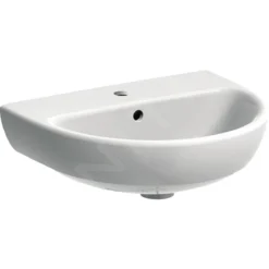 Geberit Selnova - Lavamani 500x410 Mm, Con 1 Foro Per Miscelatore, Con Troppopieno, Bianco 500.295.01.1