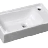 Sapho Small - Lavamani Orion, 505x265 Mm, Senza Troppopieno, Bianco 7045