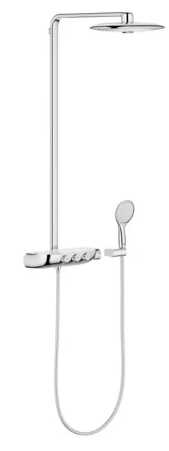 Grohe Rainshower SmartControl - Set Doccia Termostatico Duo 360, 2 Getti, Cromato 26250000