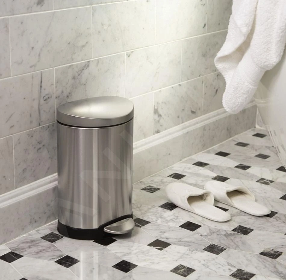 Simplehuman Pattumiere - Pattumiera 6 L, Acciaio Inox Spazzolato CW1834CB 8 Simplehuman Pattumiere - Pattumiera 6 L, Acciaio Inox Spazzolato CW1834CB - immagine 8