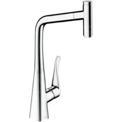 Hansgrohe Metris Select - Miscelatore Monocomando 320 Per Lavello Con Erogatore Estraibile, Cromato 14884000