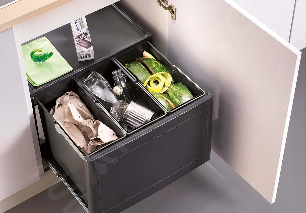 Blanco Botton Pro - Pattumiera Ad Incasso, Differenziata, 39 L 517469 3 Blanco Botton Pro - Pattumiera Ad Incasso, Differenziata, 39 L 517469 - immagine 3