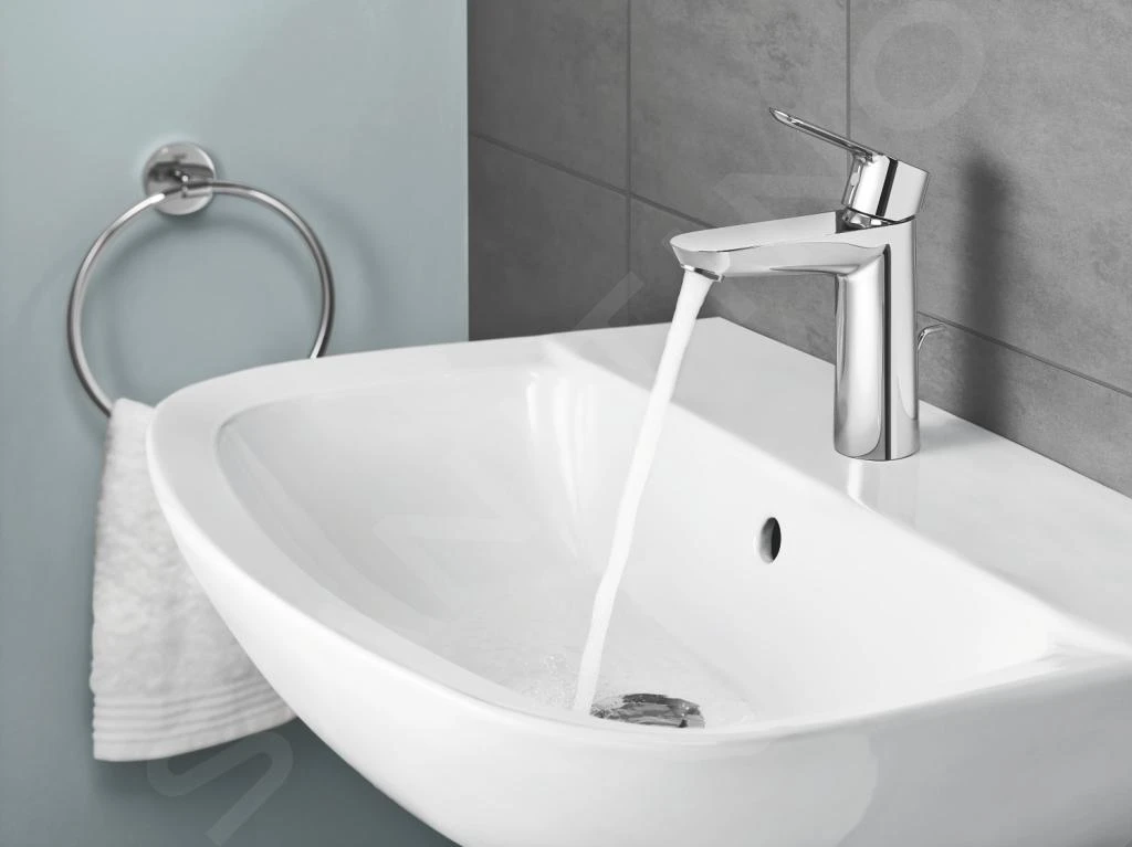 Grohe Bau Ceramic - Lavabo 609 × 422 Mm, Foro Singolo Per Miscelatore, Bianco Alpi 39421000 4 Grohe Bau Ceramic - Lavabo 609 × 422 Mm, Foro Singolo Per Miscelatore, Bianco Alpi 39421000 - immagine 4