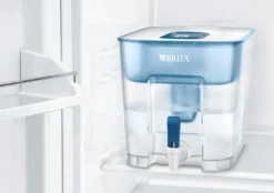 Brita Caraffe - Recipiente Di Filtraggio Flow Memo, Capacitá 8200 Ml, Blu 1039277 -Serie Rubinetti Negozio 377c87c0ce1d51f032a236a9