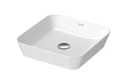 Duravit Cape Cod - Lavabo Da Appoggio 430x430 Mm, DuraCeram, Bianco 2340430000