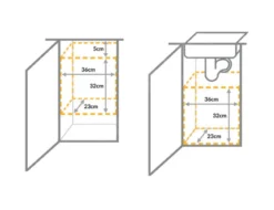 Simplehuman Pattumiere - Pattumiera Incorporata 10 L CW1643 -Serie Rubinetti Negozio 405f38d1ec5940353a87375b