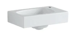 Geberit Citterio - Lavamani 450x300 Mm, Foro Per Miscelatore A Destra, Senza Troppopieno, Con KeraTect, Bianco 500.541.01.1