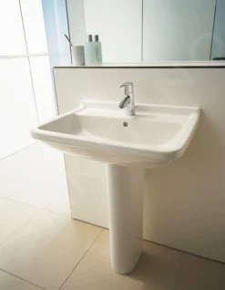 Duravit Starck 3 - Colonna Per Lavabo Starck 3, Con WonderGliss, Bianco Alpino 08651600001 -Serie Rubinetti Negozio 443180a7e8632410a11919ad