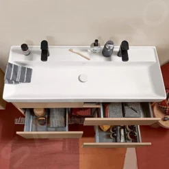 Villeroy & Boch Collaro - Lavabo Da Mobile 1200x470 Mm, Senza Troppopieno, 2 Fori Per Miscelatore, CeramicPlus, Bianco Alpino 4A33C1R1 8 Villeroy & Boch Collaro - Lavabo Da Mobile 1200x470 Mm, Senza Troppopieno, 2 Fori Per Miscelatore, CeramicPlus, Bianco Alpino 4A33C1R1 -Serie Rubinetti Negozio 4543dd3e123b6f0bc5b2c6b0