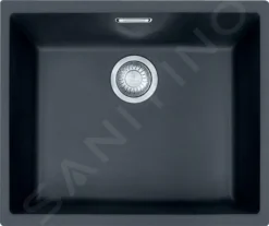 Franke Sirius - Lavello In Tectonite SID 110-50, 525x440 Mm, Nero 125.0363.789