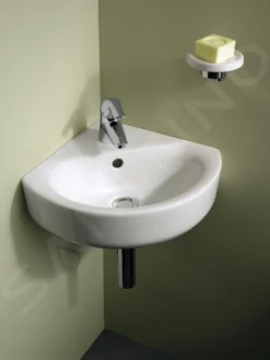 Ideal Standard Connect - Lavamani Angolare 480x440x160 Mm, 1 Foro Per Il Miscelatore Da Lavabo, Bianco E713601 -Serie Rubinetti Negozio 48af2f2a7c70e93443718a3b