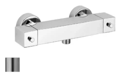 Paffoni Level - Miscelatore Doccia Termostatico, Acciaio Inox LEQ268ST