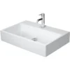 Duravit Vero Air - Lavabo 700x470 Mm, Senza Troppopieno, Con Foro Per Miscelatore, WonderGliss, Bianco 23507000411