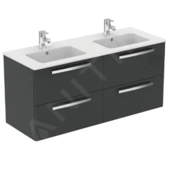 Ideal Standard Tempo - Lavabo Doppio, 1215x450 Mm, Con Troppopieno, Bianco E053401 -Serie Rubinetti Negozio 51638fa02ebb0fb25fb6ee57