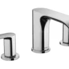 Hansgrohe Vivenis - Miscelatore Da Lavabo 90, Montaggio A 3 Fori, Con Sistema Di Scarico Push-Open, EcoSmart, Cromo 75033000