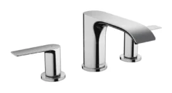 Hansgrohe Vivenis - Miscelatore Da Lavabo 90, Montaggio A 3 Fori, Con Sistema Di Scarico Push-Open, EcoSmart, Cromo 75033000