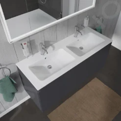 Duravit ME By Starck - Lavabo Doppio Da Mobile 1300x490 Mm, Con 2 Fori Per Miscelatore, Con WonderGliss, Bianco Alpino 23361300001 14 Duravit ME By Starck - Lavabo Doppio Da Mobile 1300x490 Mm, Con 2 Fori Per Miscelatore, Con WonderGliss, Bianco Alpino 23361300001 -Serie Rubinetti Negozio 58b7f2f34abf7c2a2d03e466
