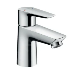 Hansgrohe Talis E - Miscelatore Monocomando 80 Per Lavabo, LowFlow 3,5 L/min, Con Sistema Di Scarico, Cromato 71705000