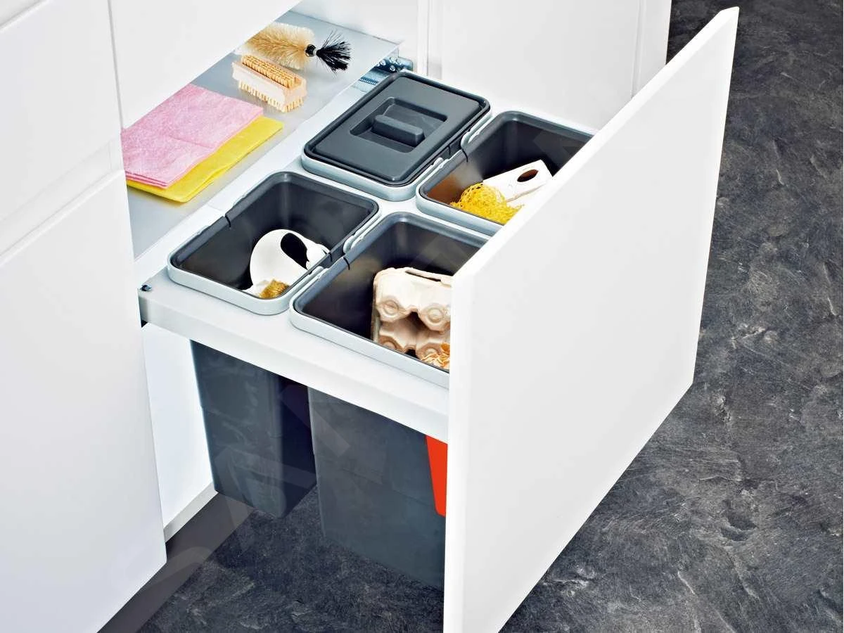 Franke Differenziatori - Cestino Portarifiuti Incorporato Garbo 60-4 121.0200.676 3 Franke Differenziatori - Cestino Portarifiuti Incorporato Garbo 60-4 121.0200.676 - immagine 3