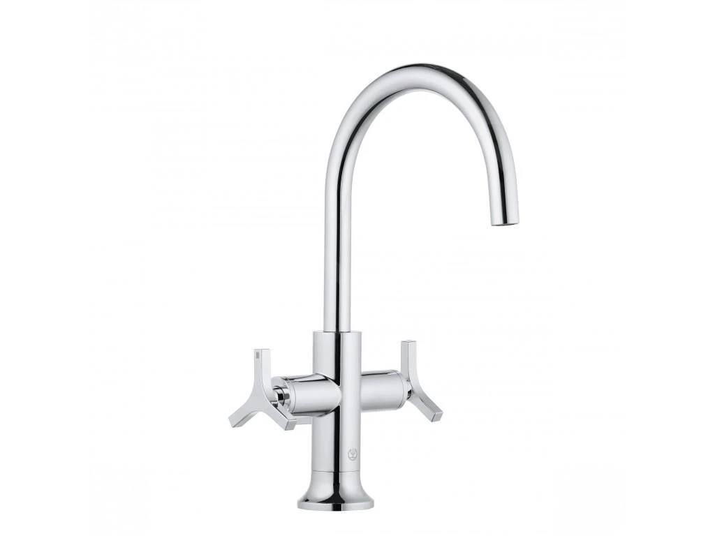 Kludi Nova Fonte - Miscelatore Da Lavabo, Con Sistema Di Scarico E Braccio Di Erogazione Girevole, Cromo 201180539 1 Kludi Nova Fonte - Miscelatore Da Lavabo, Con Sistema Di Scarico E Braccio Di Erogazione Girevole, Cromo 201180539