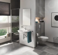 Grohe Bau Ceramic - Lavabo 609 × 422 Mm, Foro Singolo Per Miscelatore, Bianco Alpi 39421000 10 Grohe Bau Ceramic - Lavabo 609 × 422 Mm, Foro Singolo Per Miscelatore, Bianco Alpi 39421000 -Serie Rubinetti Negozio 5edf85635b77c3104e85609e