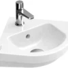Villeroy & Boch Subway 2.0 - Lavamani Ad Angolo 320x320 Mm, Con Troppopieno A Foro Per Miscelatore, Ceramicplus, Bianco 731945R1