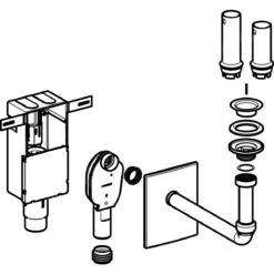 Geberit Accessori - Sifone Per Lavabo, Ad Incasso, Set Di Completamento, Uscita Orizzontale, Cromo Lucido 151.122.21.1 7 Geberit Accessori - Sifone Per Lavabo, Ad Incasso, Set Di Completamento, Uscita Orizzontale, Cromo Lucido 151.122.21.1 -Serie Rubinetti Negozio 65237c7b343569209d860060