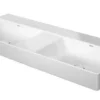 Duravit DuraSquare - Lavabo Doppio 1200x470 Mm, DuraCeram, Bianco Alpino 2353120070