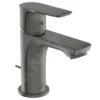 Ideal Standard Connect Air - Miscelatore Da Lavabo Piccolo Slim Con Sistema Di Scarico, BlueStart, Magnetic Grey A7017A5