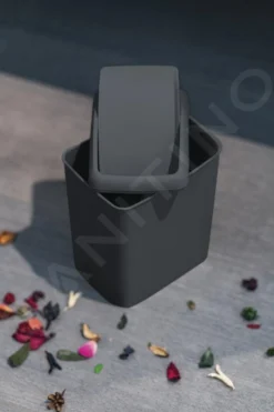 Aqualine Accessori - Pattumiera Soft 5 L, Antracite TRN-187-04 -Serie Rubinetti Negozio 6b08b477f840f389a83f7787