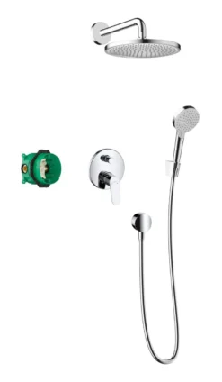 Hansgrohe Crometta - Set Doccia Con 240, Con Miscelatore Focus Ad Incasso, Cromo 27958000