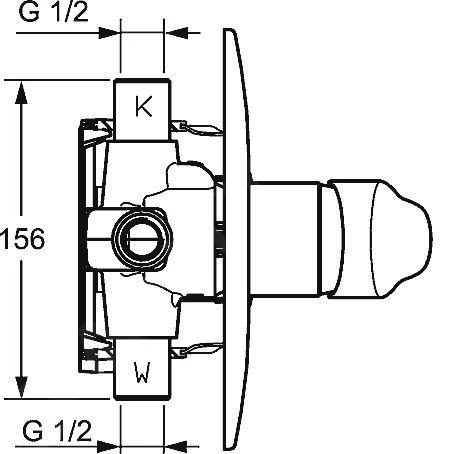 Hansa Mix - Miscelatore Ad Incasso Per Vasca Da Bagno, Cromato 01849183 3 Hansa Mix - Miscelatore Ad Incasso Per Vasca Da Bagno, Cromato 01849183 - immagine 3
