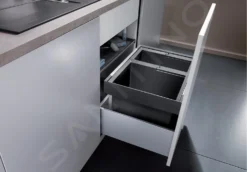 Blanco Flexon II - Pattumiera Ad Incasso, Differenziata, 49 L 521471 -Serie Rubinetti Negozio 6f70c7f0ee7f5515afbb193f
