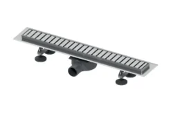 Tece Linus - Canalina Doccia Dritta RG WG 30.0645.0010 Con Griglia In Acciaio Inox, Lunghezza 700 Mm 15100070