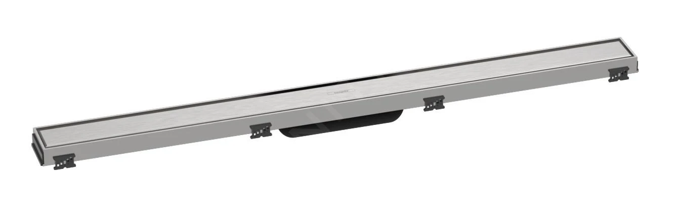 Hansgrohe RainDrain Match - Canalina Doccia Con Griglia In Acciaio Inox 900, Telaio Regolabile In Altezza, Acciaio Inox Spazzolato 56040800 1 Hansgrohe RainDrain Match - Canalina Doccia Con Griglia In Acciaio Inox 900, Telaio Regolabile In Altezza, Acciaio Inox Spazzolato 56040800