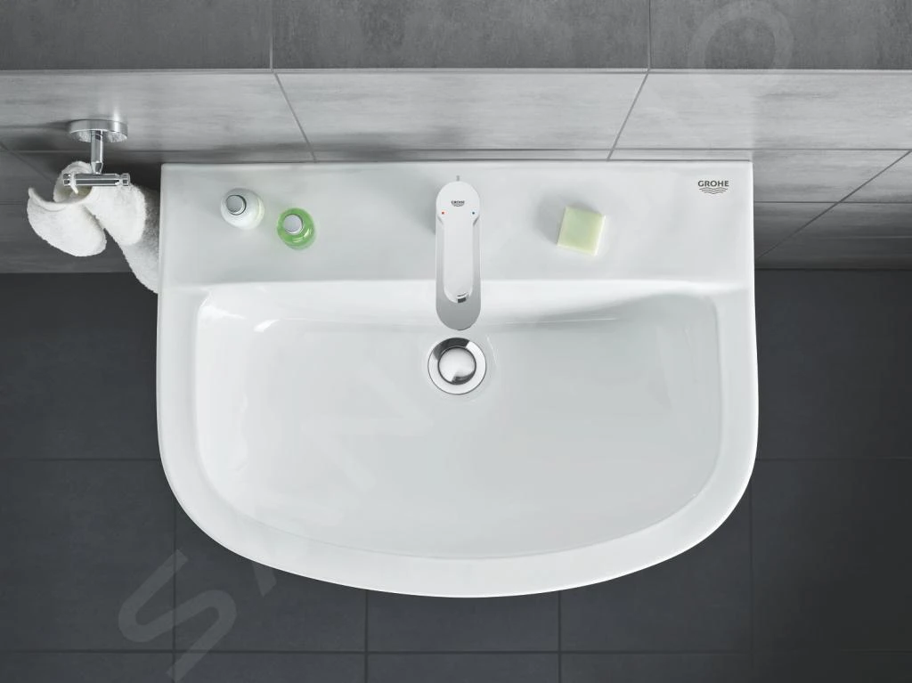 Grohe Bau Ceramic - Lavabo 609 × 422 Mm, Foro Singolo Per Miscelatore, Bianco Alpi 39421000 3 Grohe Bau Ceramic - Lavabo 609 × 422 Mm, Foro Singolo Per Miscelatore, Bianco Alpi 39421000 - immagine 3
